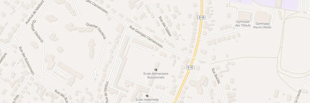 Plan du 7 Rue Georges Clémenceau à Saint-Amand-Montrond