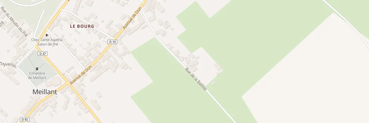 Plan du 15 Rue de la Baillite à Meillant