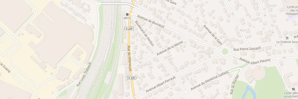 Plan du 12 Bd de Verdun à Sucy-en-Brie