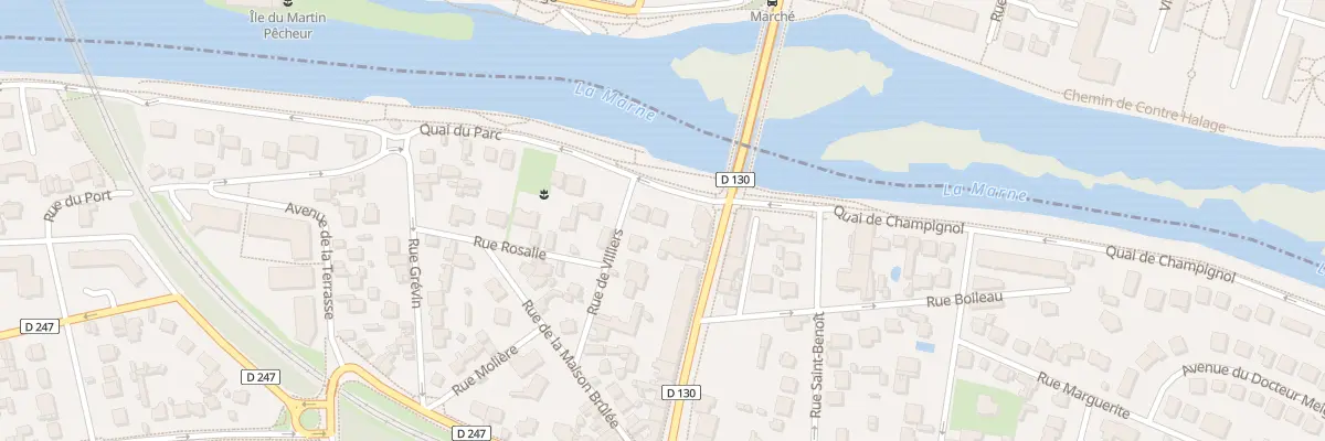 Plan du 108 Quai du Parc à Saint-Maur-des-Fossés