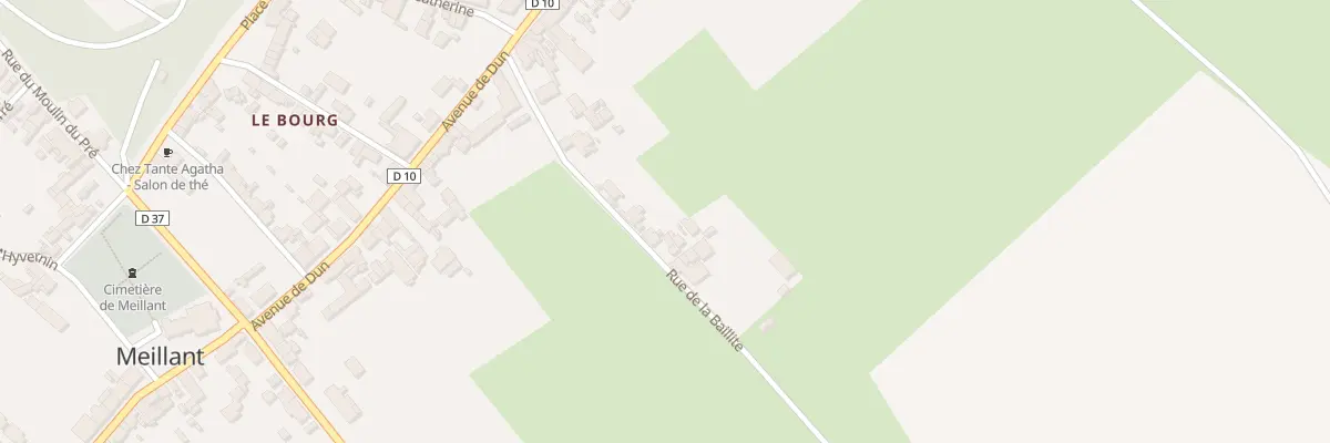 Plan du 13 Rue de la Baillite à Meillant