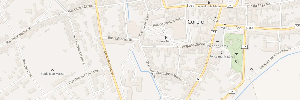 Plan du 39 Rue Auguste Gindre à Corbie