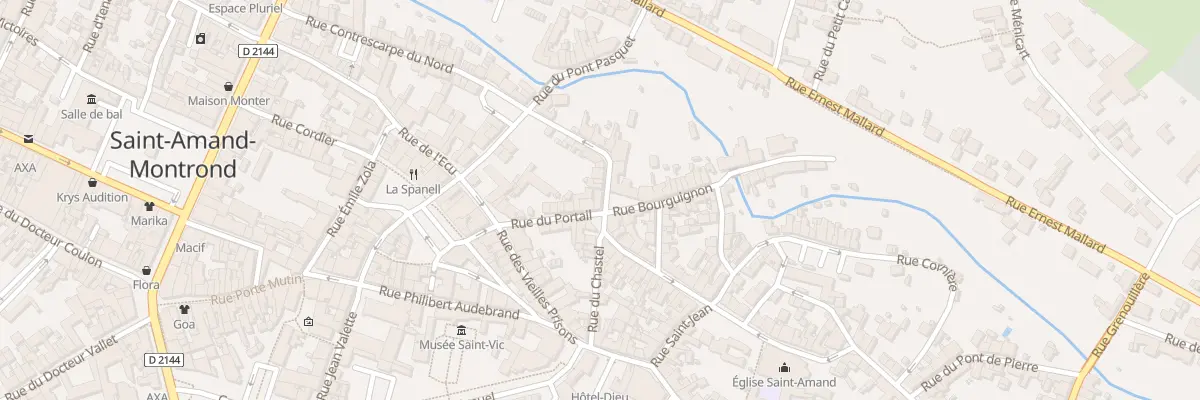 Plan du 22 Rue d’Afrique à Saint-Amand-Montrond