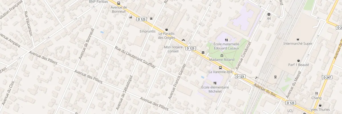 Plan du 3 Rue Marceau à Saint-Maur-des-Fossés
