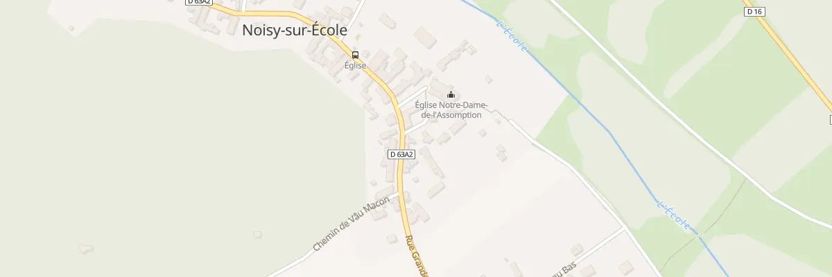 Plan du 2 Sen de la Cure à Noisy-sur-École