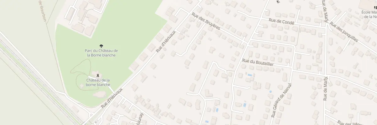 Plan du 11 Imp de la Borne Blanche à Orry-la-Ville