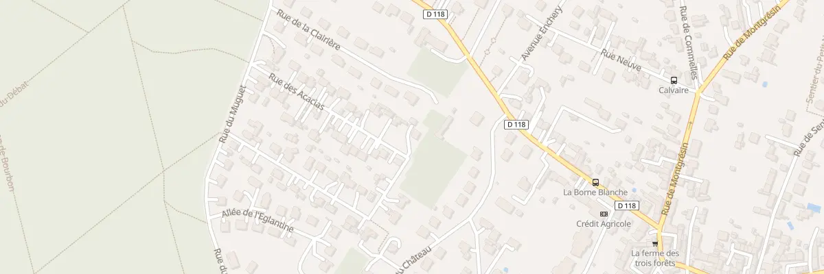 Plan du 27 Rue des Acacias à Orry-la-Ville