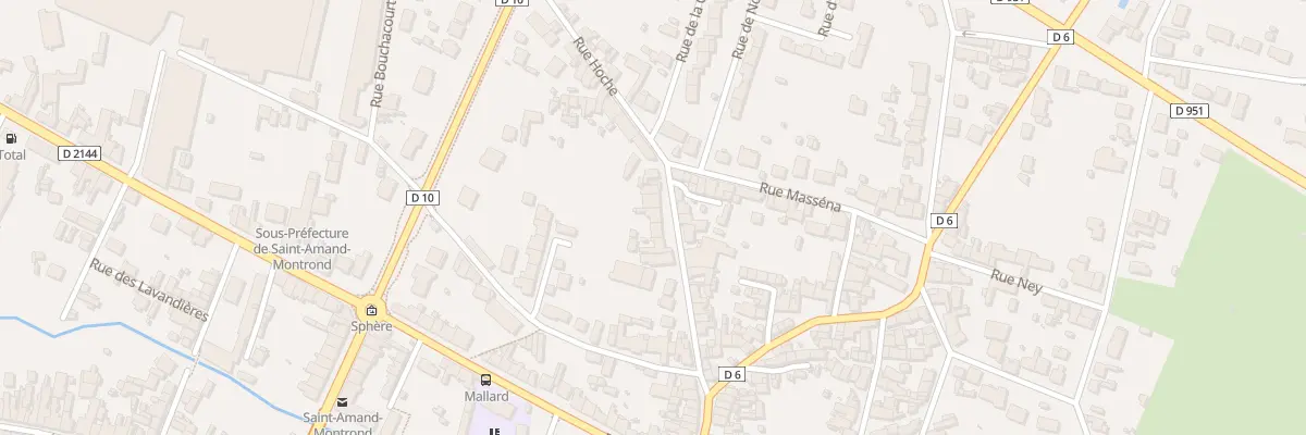 Plan du 19 Rue George Sand à Saint-Amand-Montrond