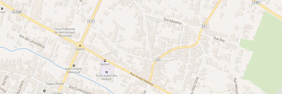 Plan du 7 Rue George Sand à Saint-Amand-Montrond