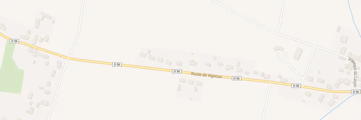 Plan du 24 Rte de Vignoux à Soulangis
