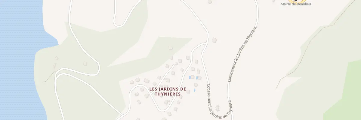 Plan du 6027 Lot Les Jardins de Thynieres à Beaulieu