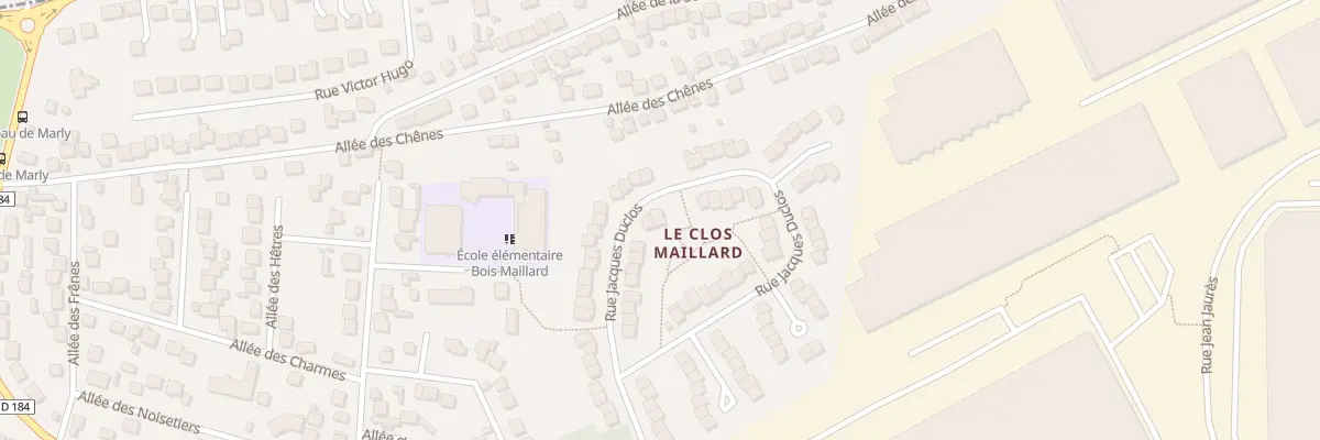 Plan du 34 Rue Jacques Duclos à Marly-la-Ville