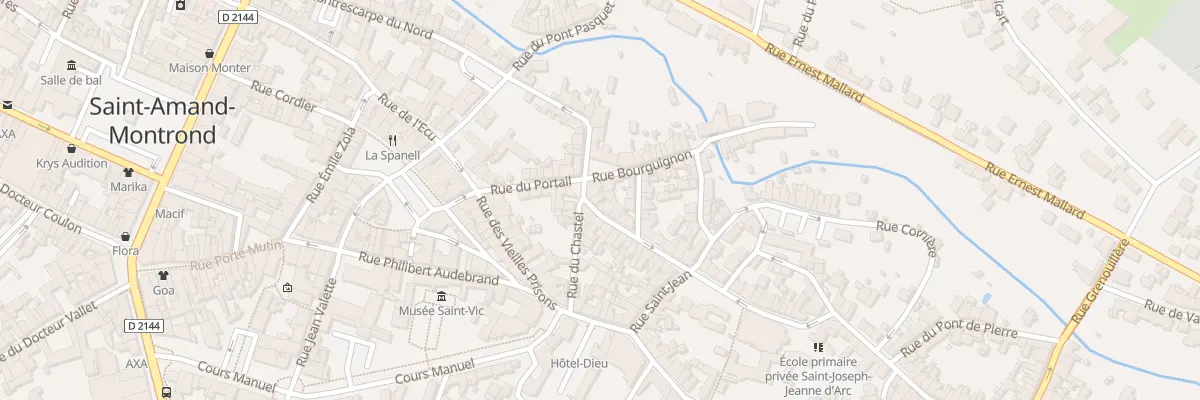 Plan du 5 Rue Entre les Deux Villes à Saint-Amand-Montrond