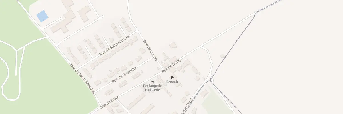 Plan du 233 Rue de Bruay à Calonne-Ricouart