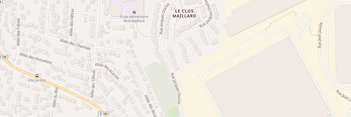 Plan du 8 Rue Jacques Duclos à Marly-la-Ville