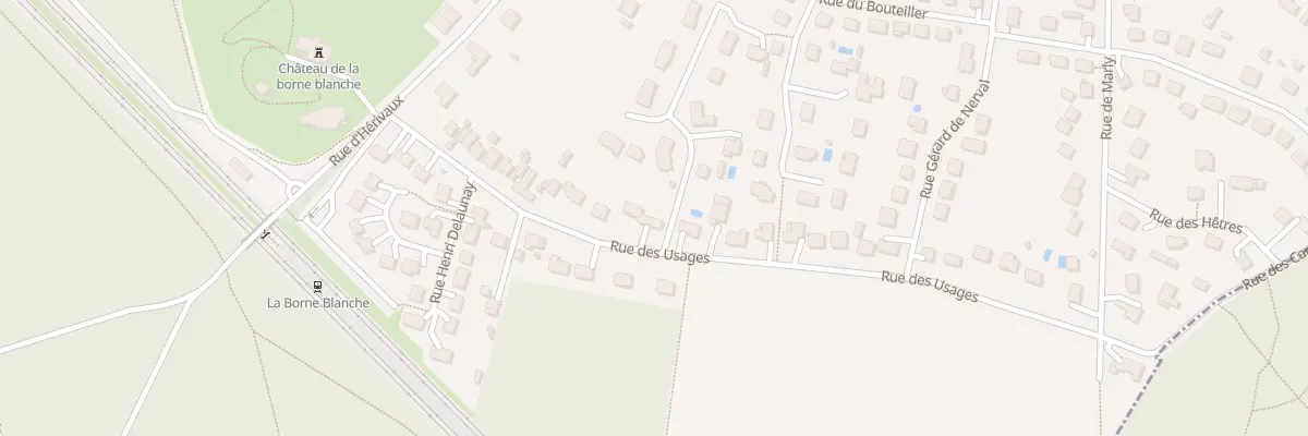 Plan du 25 Rue des Usages à Orry-la-Ville