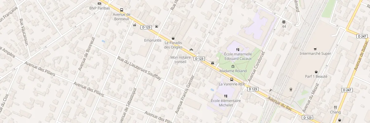 Plan du 52 Av du Bac à Saint-Maur-des-Fossés