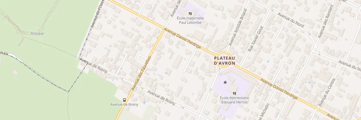 Plan du 24B Av Daniel Perdrigé à Neuilly-Plaisance