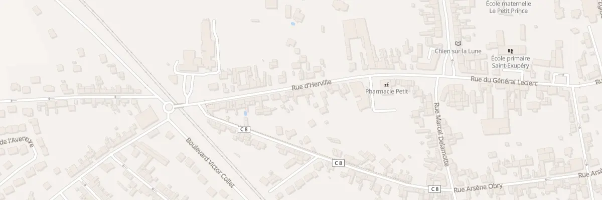 Plan du 13 Rue d’Herville à Villers-Bretonneux