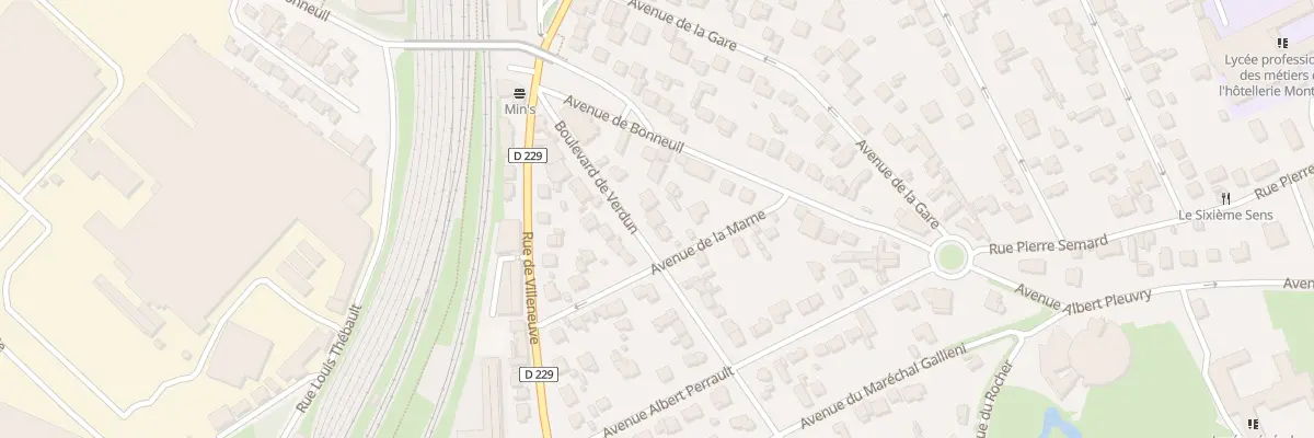 Plan du 5 Bd de Verdun à Sucy-en-Brie