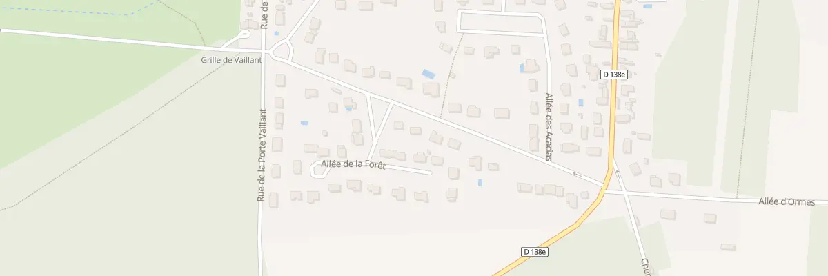 Plan du 8 Che de la Porte du Rond à Avilly-Saint-Léonard