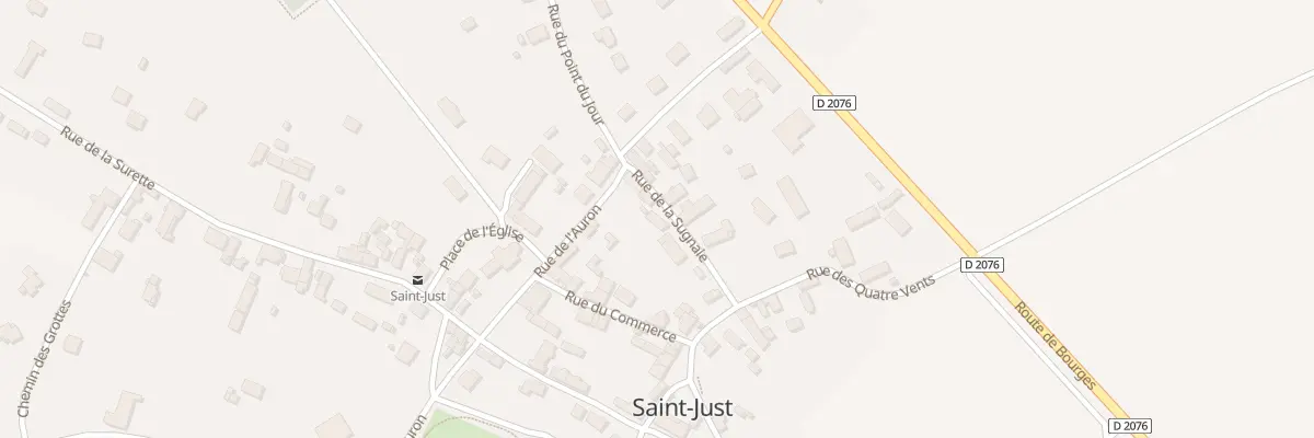 Plan du 84 Le Bourg à Saint-Just