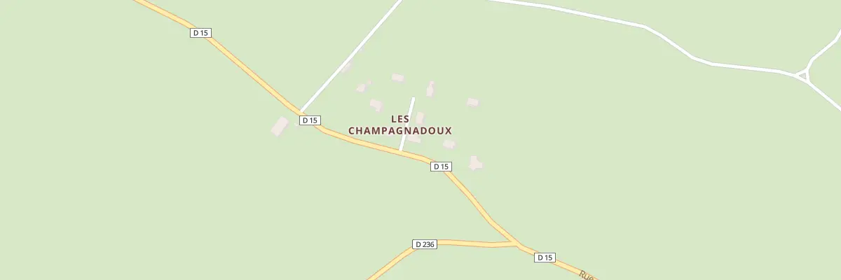 Plan du 6 Les Champagnadoux à Vebret