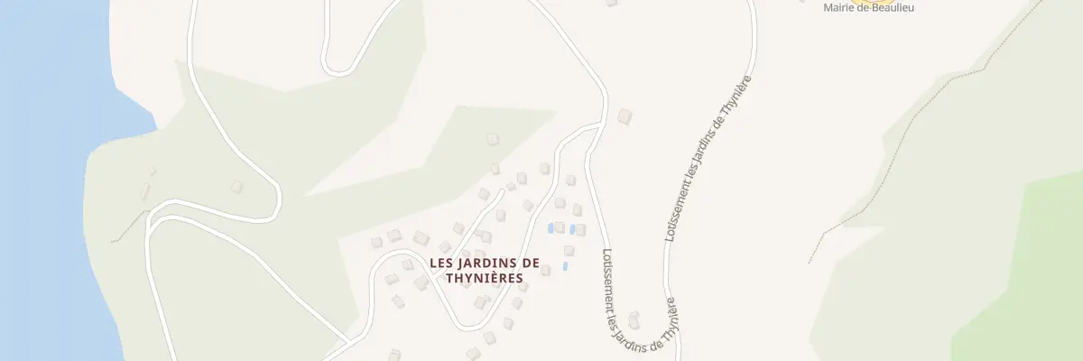 Plan du 21 Lot Les Jardins de Thynieres à Beaulieu