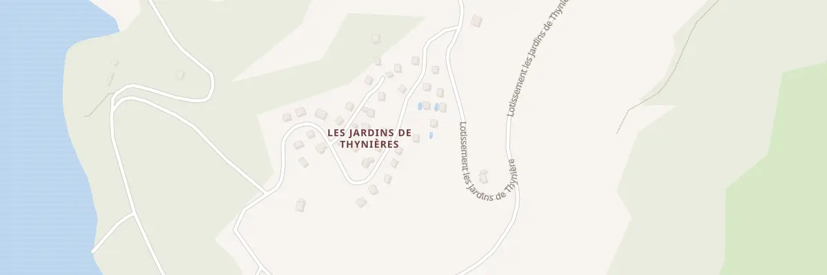 Plan du 6038 Lot Les Jardins de Thynieres à Beaulieu