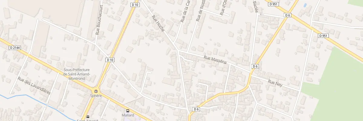 Plan du 32 Rue George Sand à Saint-Amand-Montrond