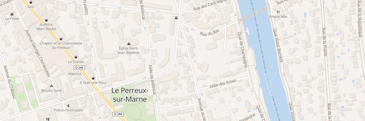 Plan du 16 Rue Denfert-Rochereau au Perreux-sur-Marne
