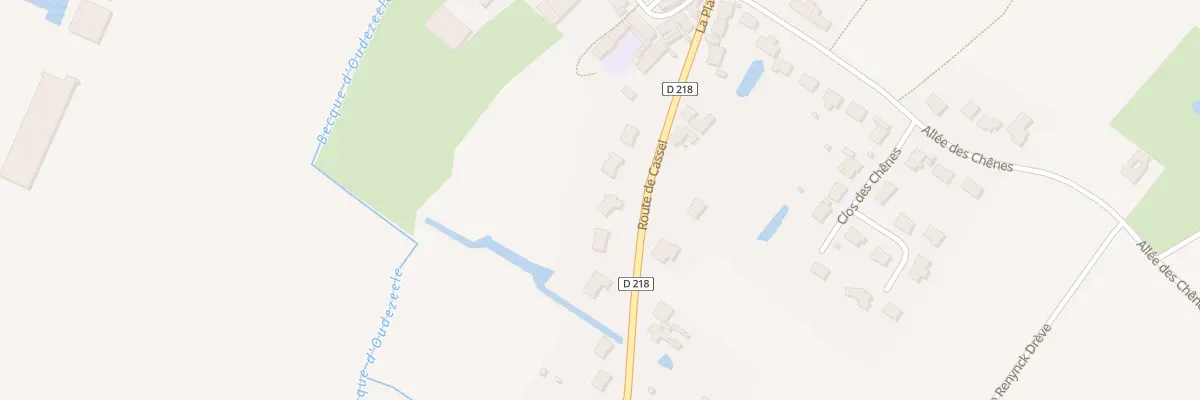Plan du 94 Rte de Cassel à Oudezeele