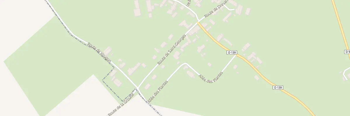 Plan du 5 Rte de Saint Georges à La Groutte