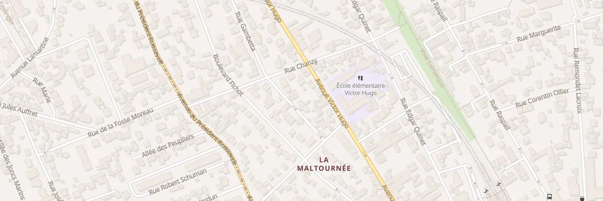 Plan du 8 Rue Gambetta à Neuilly-Plaisance