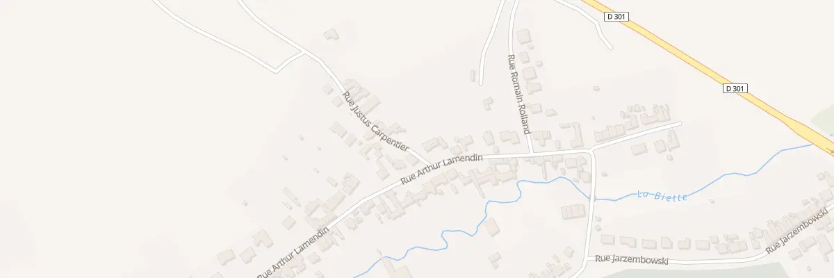 Plan du 87 Rue Arthur Lamendin à Divion