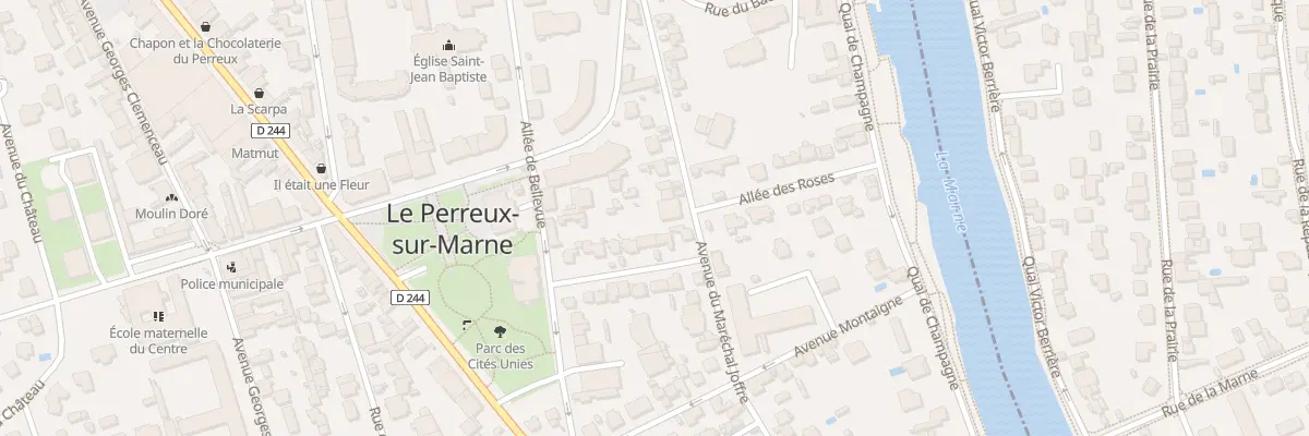 Plan du 103 Av du Maréchal Joffre au Perreux-sur-Marne