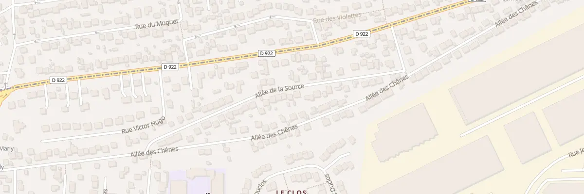 Plan du 28B All de la Source à Marly-la-Ville