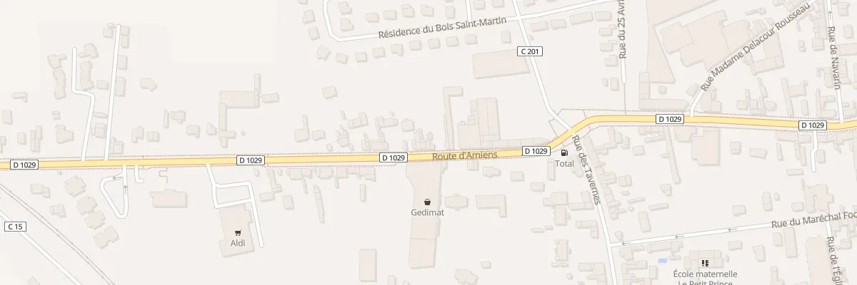 Plan du 45 Rue D Amiens à Villers-Bretonneux
