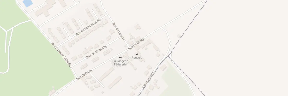 Plan du 288 Rue de Bruay à Calonne-Ricouart