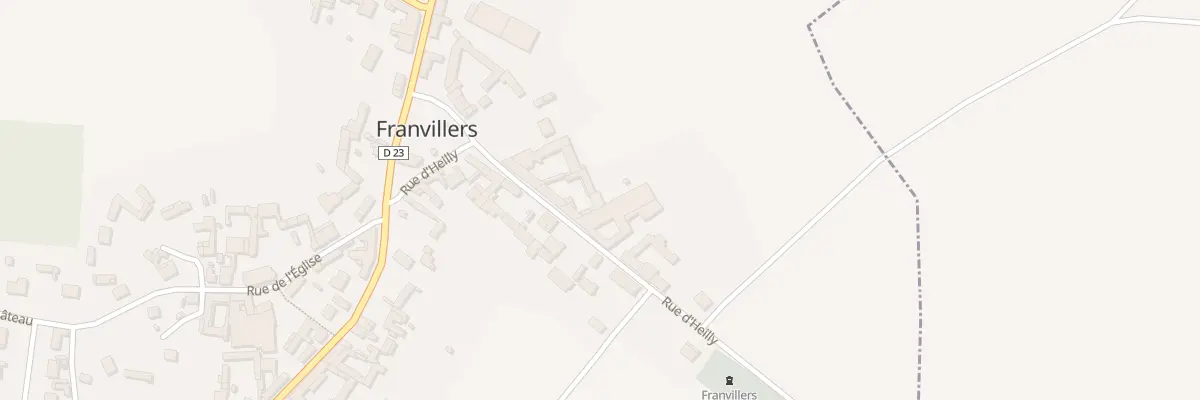 Plan du 11 Rue d’Heilly à Franvillers
