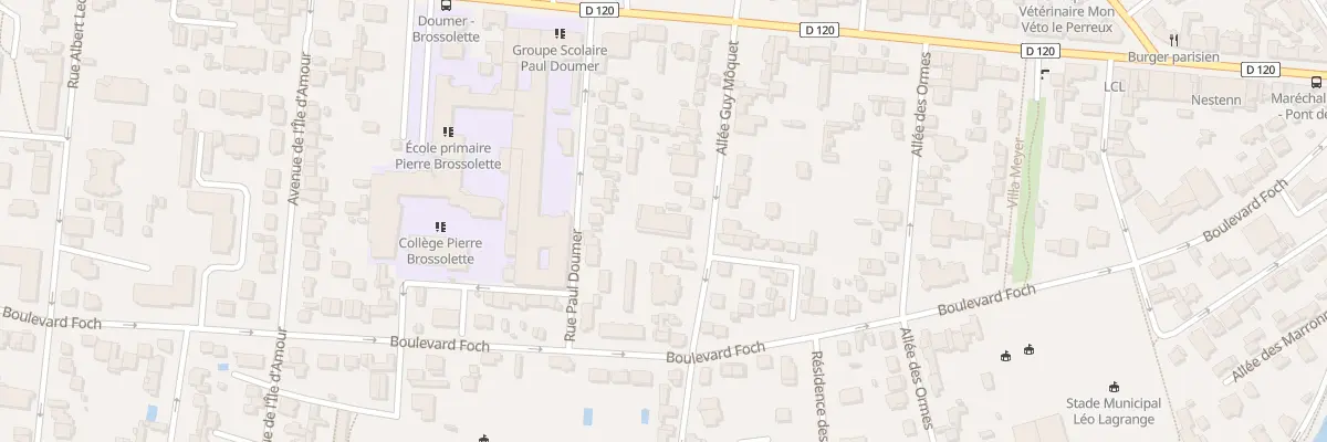 Plan du 58 All Guy Môquet au Perreux-sur-Marne