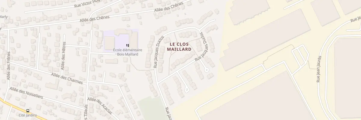 Plan du 60 Rue Jacques Duclos à Marly-la-Ville