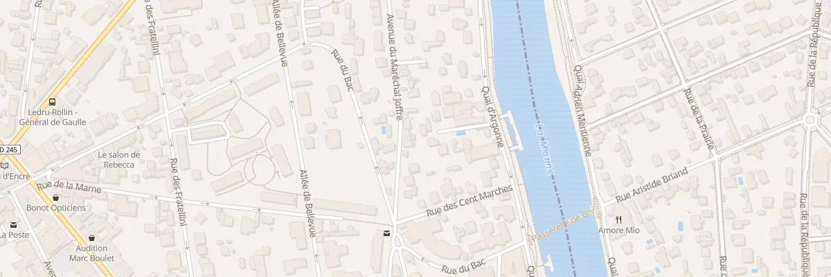Plan du 126 Av du Maréchal Joffre au Perreux-sur-Marne