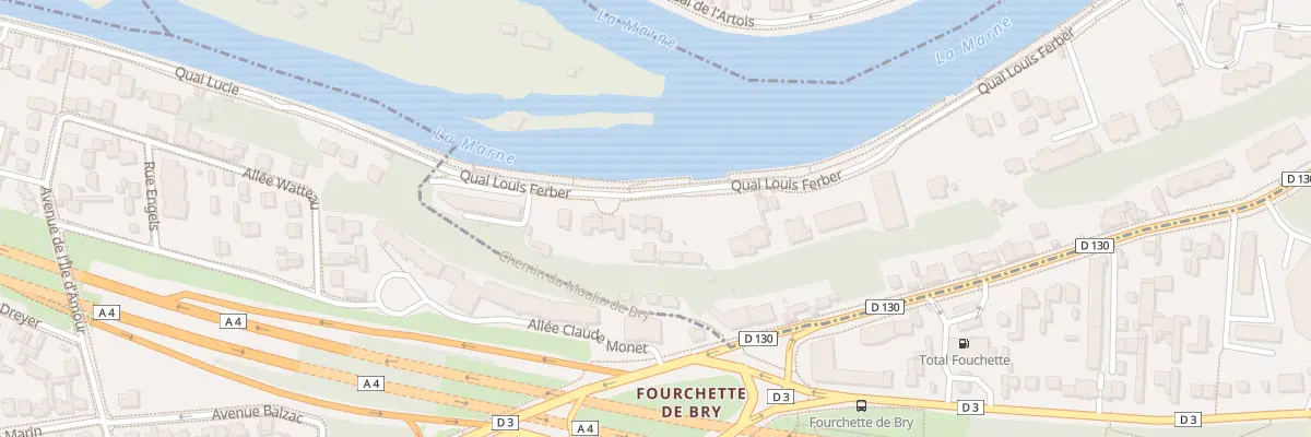 Plan du 95B Quai Louis Ferber à Bry-sur-Marne