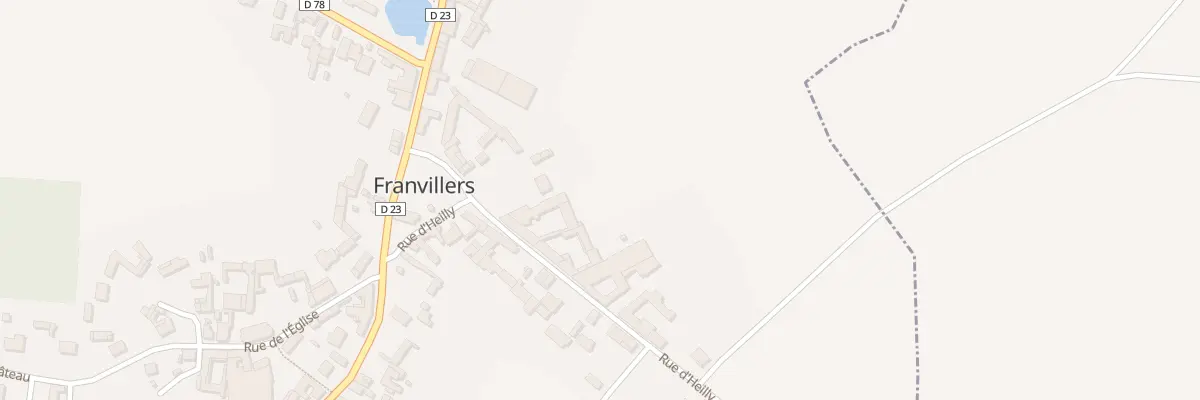 Plan du 7 Rue d’Heilly à Franvillers