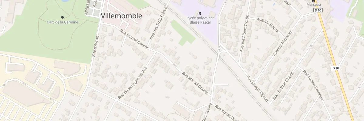 Plan du 8B Rue Marcel Douret à Villemomble