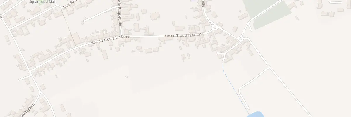 Plan du 17 Rue du Trou à la Marne à Allouagne