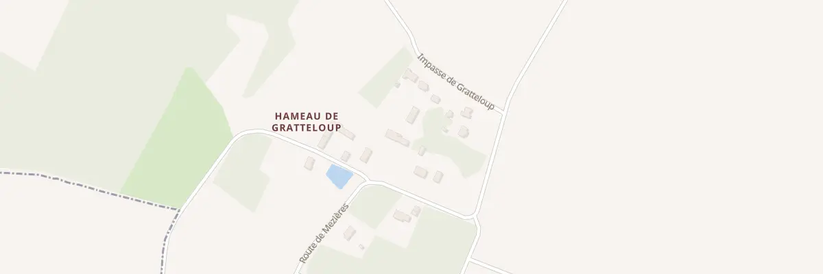 Plan du 22 Gratteloup à Lorcy