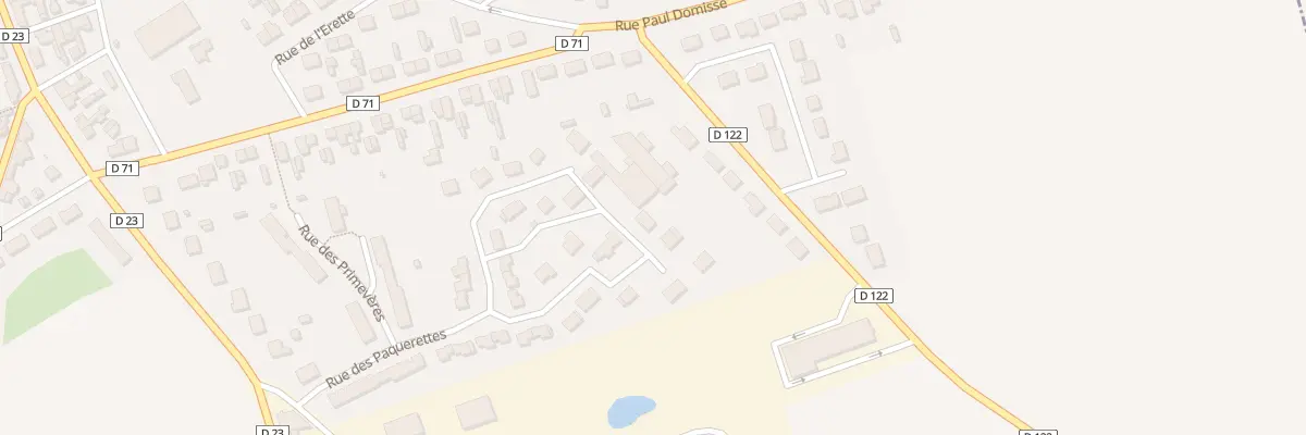 Plan du 13 Rue des Marronniers à Fouilloy