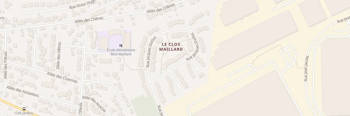 Plan du 58 Rue Jacques Duclos à Marly-la-Ville